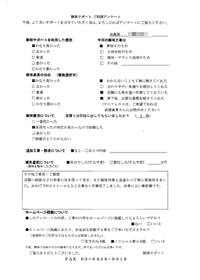 東京都台東区の解体工事後のアンケート