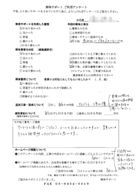神奈川県座間市の解体工事後のアンケート