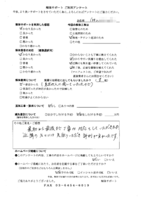 東京都渋谷区の解体工事後のアンケート