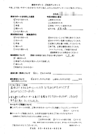 千葉県千葉市の解体工事後のアンケート