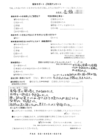 東京都墨田区の解体工事後のアンケート