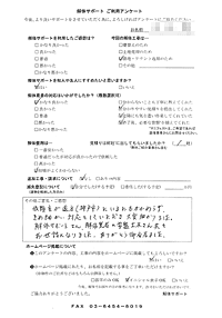 埼玉県川口市の解体工事後のアンケート