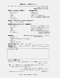 埼玉県入間市の解体工事後のアンケート
