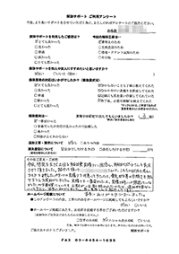 千葉県柏市の解体工事後のアンケート