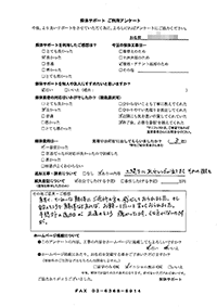 大阪府大阪市の解体工事後のアンケート