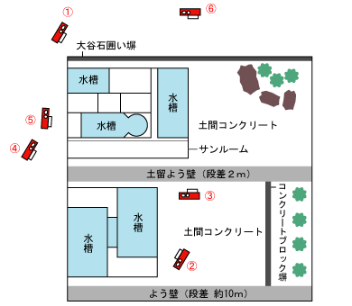 神奈川県横浜市|解体工事現場の見取り図
