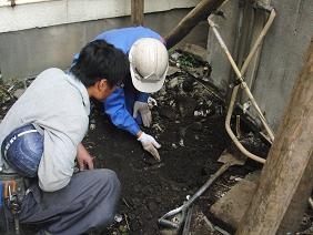 解体現場の確認