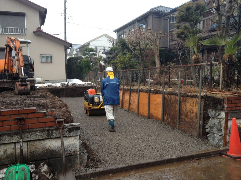 現場確認　～駐車場施工編～