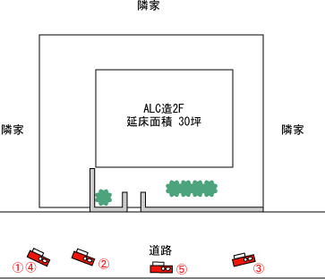 埼玉県鴻巣市｜解体工事現場の見取り図