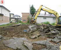 兵庫県神戸市｜解体工事中の現場写真