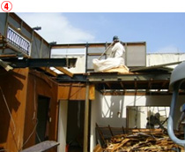 奈良県奈良市｜解体工事中の現場写真